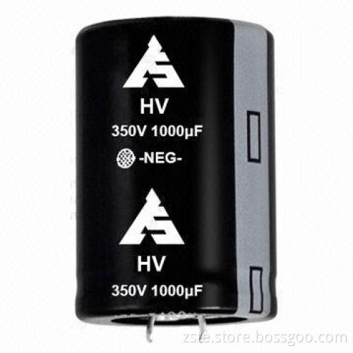 New snap-in aluminum electrolytic capacitor with long lifespan, 350V, 1000uf, 3000hrs